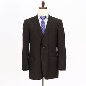 Tindari 46L Green Check 2-Button Sport Coat Blazer Jacket O898